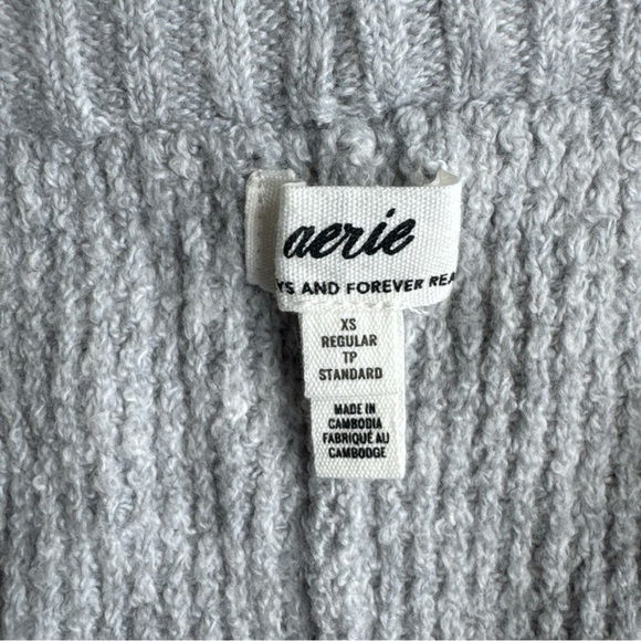 Aerie Sweater Joggers Gray Size XS - Picture 3 of 4